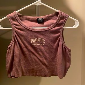 PacSun cropped tank top size small